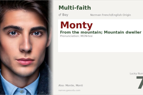 Monty Name Meaning — Origin, Gender & Details (2025)