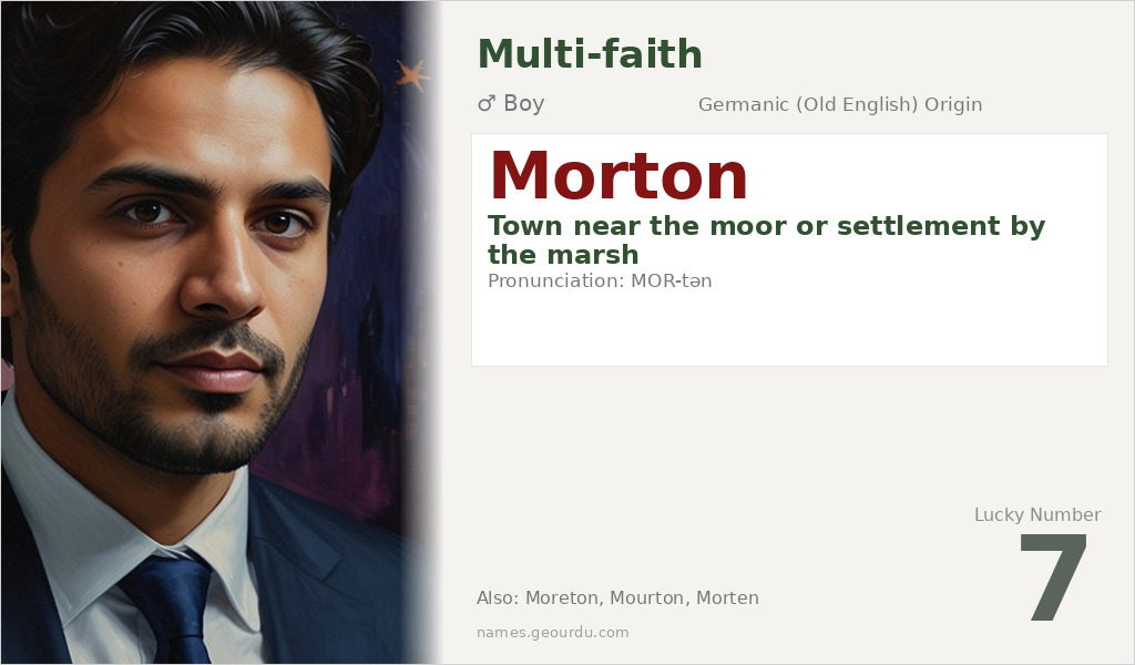 Morton Name Meaning and Details