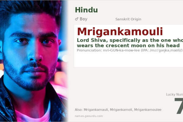 Mrigankamouli Meaning — Sanskrit Origin, Boy Name & Shiva Connection (2025)