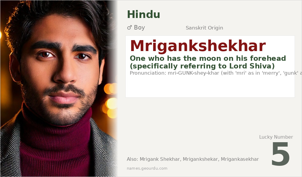 Mrigankshekhar Name Meaning and Details
