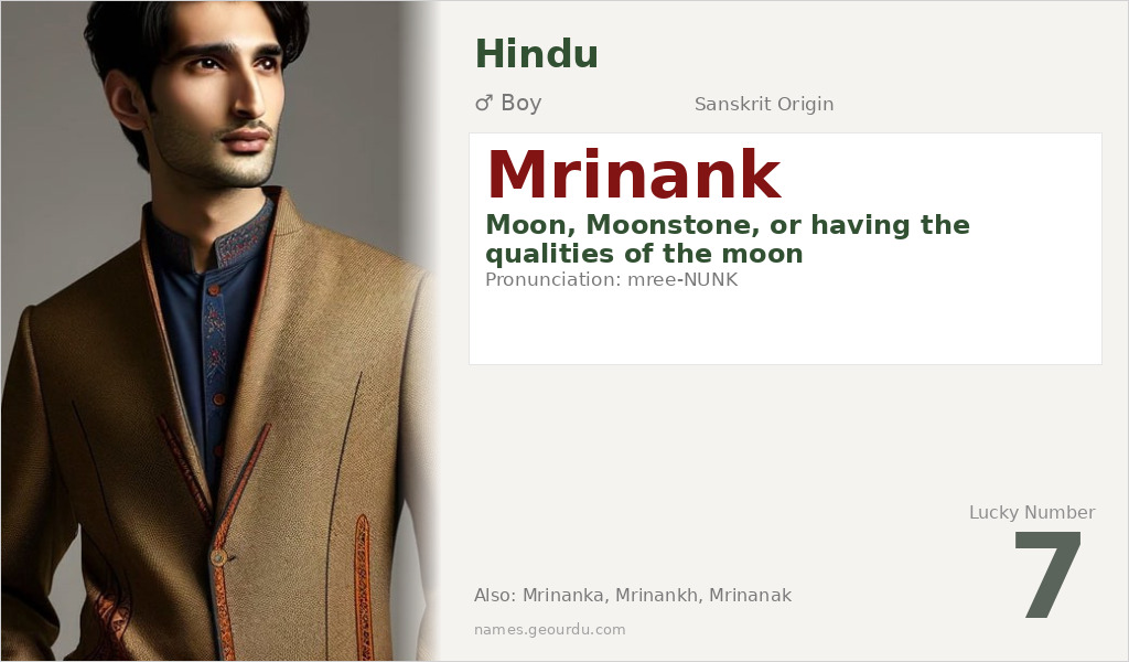 Mrinank Name Meaning and Details
