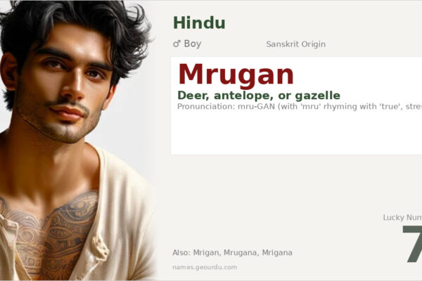 Mrugan Name Meaning — Sanskrit Origin, Boy Name & Details (2025)