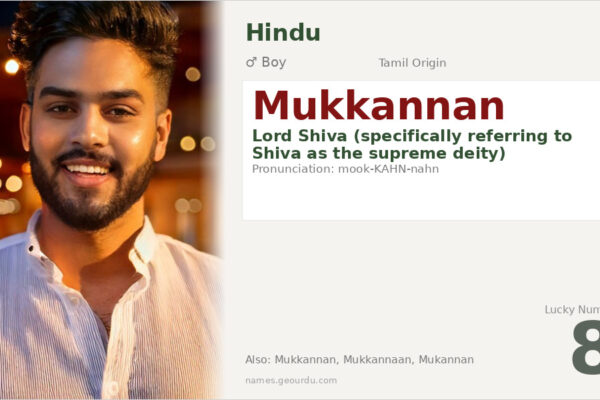 Mukkannan Meaning — Tamil Origin, Hindu Boy Name & Details (2025)