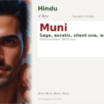 Muni Name Meaning and Details