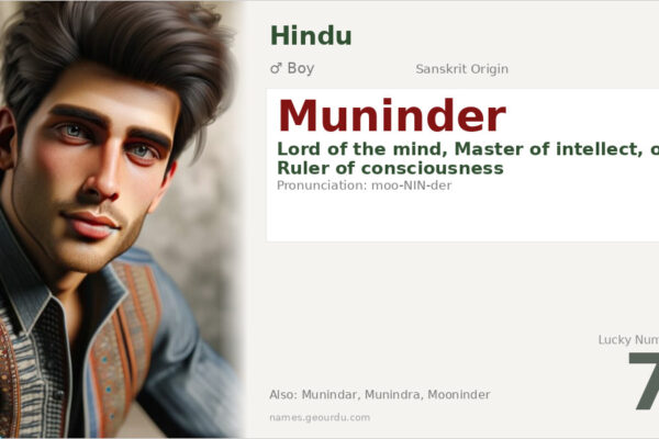 Muninder Name Meaning — Sanskrit Origin, Boy Name & Spiritual Significance (2025)