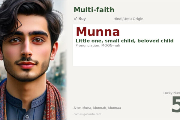 Munna Name Meaning — Origin, Gender & Details (2025)