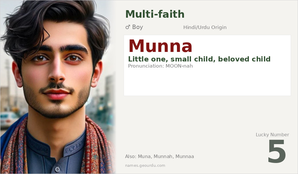 Munna Name Meaning and Details
