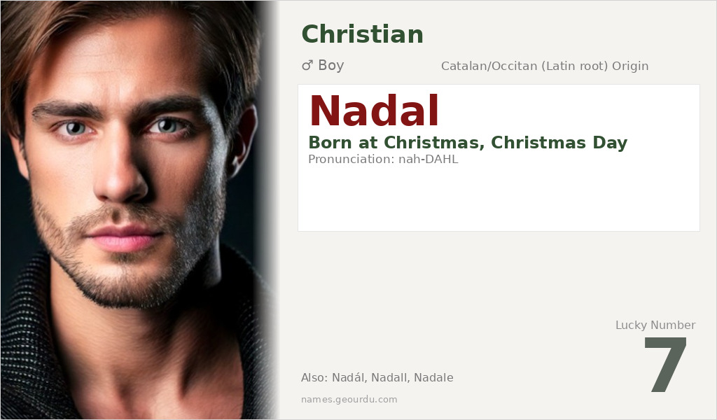 Nadal Name Meaning and Details