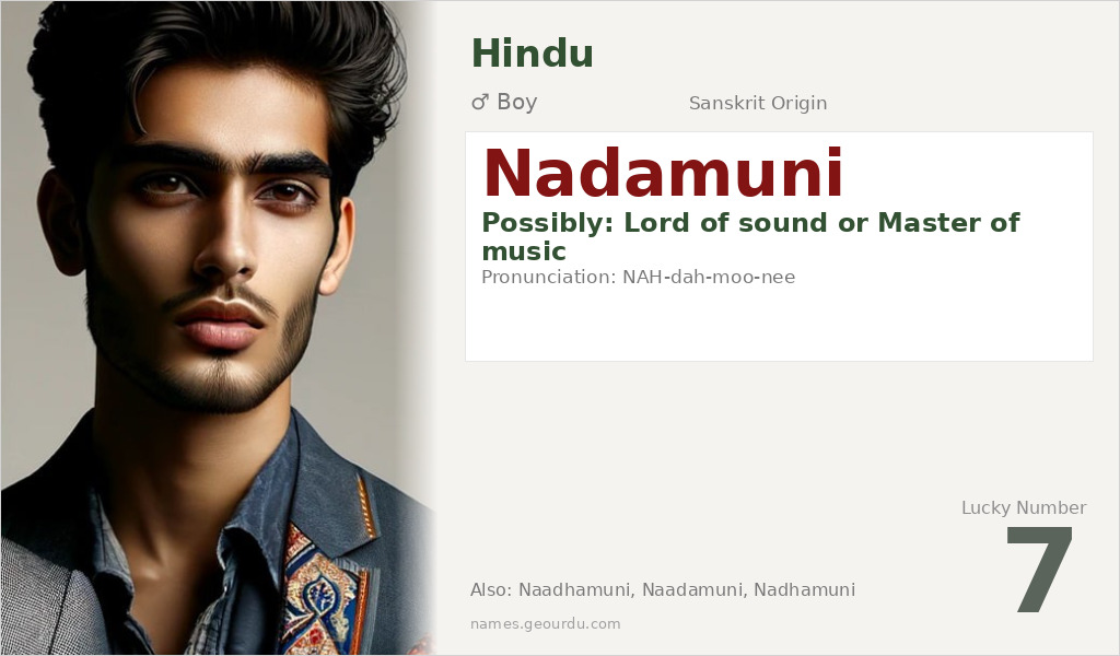 Nadamuni Name Meaning and Details