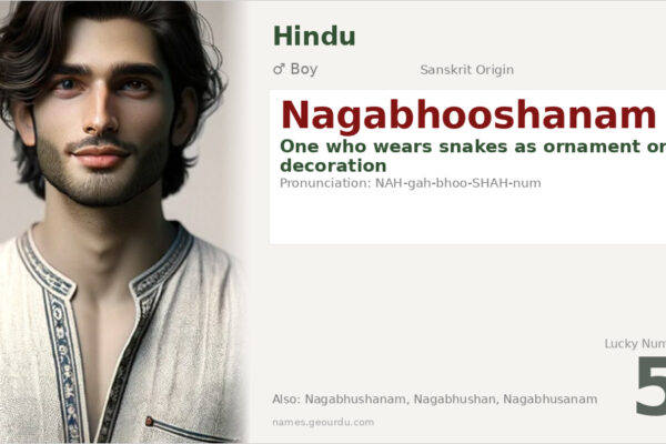 Nagabhooshanam Meaning — Sanskrit Origin, Boy Name & Shiva Connection