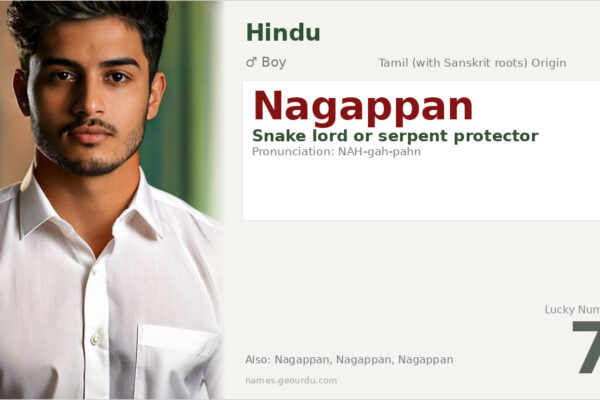 Nagappan Meaning — Tamil Snake Lord Name for Boys (2025)