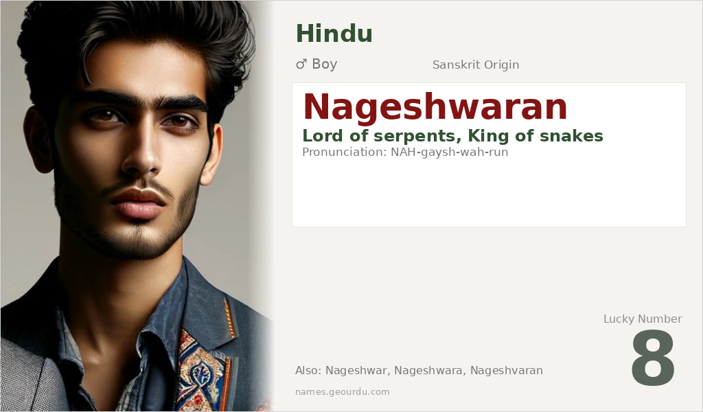 Nageshwaran Name Meaning and Details