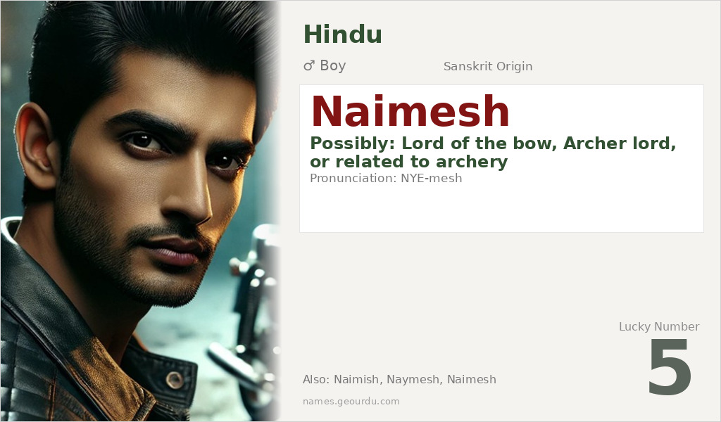 Naimesh Name Meaning and Details