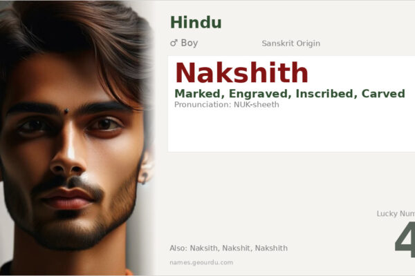 Nakshith Name Meaning — Sanskrit Origin, Boy Name & Details (2025)