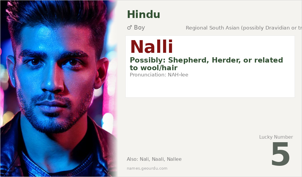 Nalli Name Meaning and Details