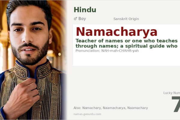 Namacharya Meaning — Sanskrit Origin, Boy Name & Spiritual Significance (2025)