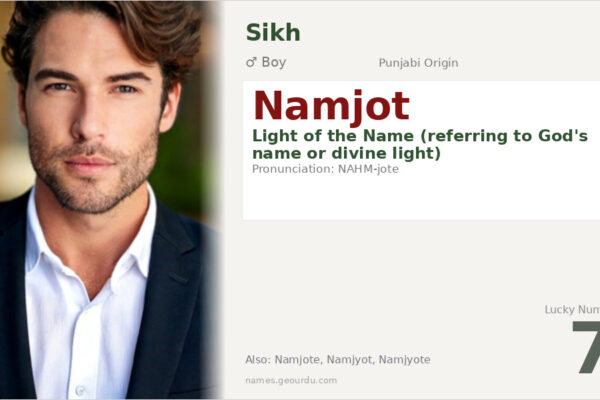 Namjot Name Meaning — Punjabi Origin, Boy Name & Sikh Significance (2025)