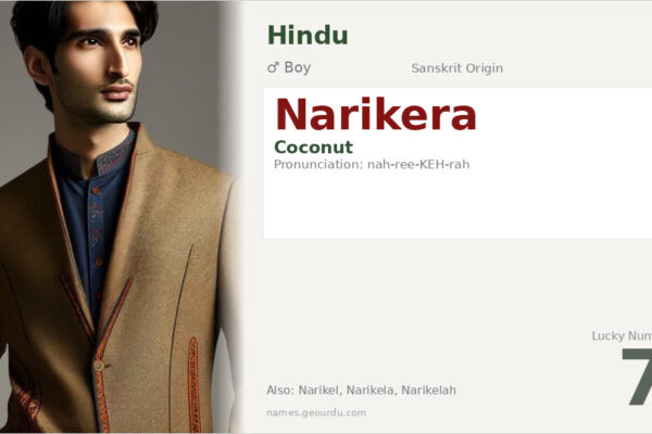 Narikera Name Meaning — Sanskrit Origin, Boy Name & Details (2025)