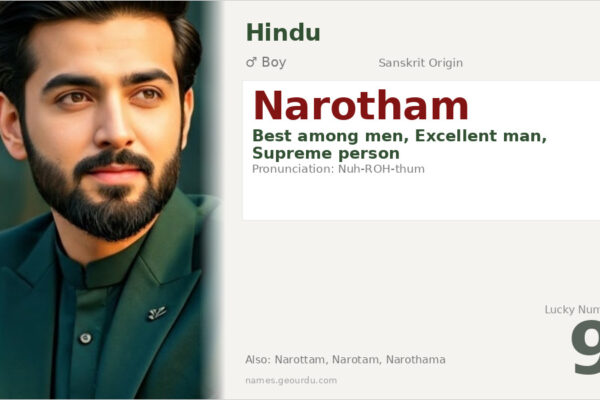 Narotham Meaning — Sanskrit Origin, Boy Name & Details (2025)