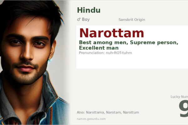 Narottam Name Meaning — Sanskrit Origin, Boy Name & Details (2025)