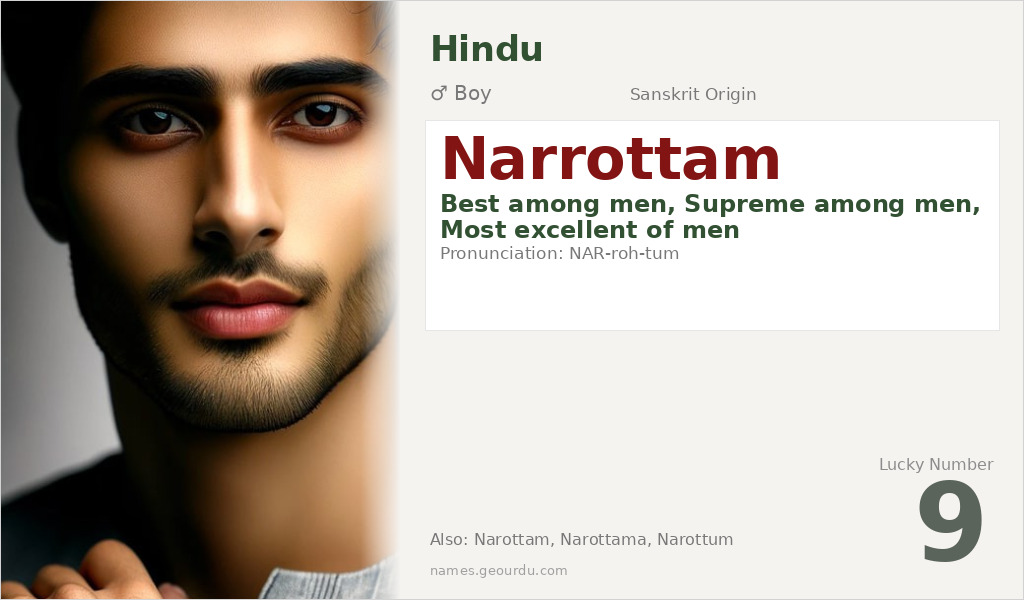Narrottam Name Meaning and Details
