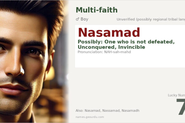 Nasamad Name Meaning — Origin, Gender & Details (2025)