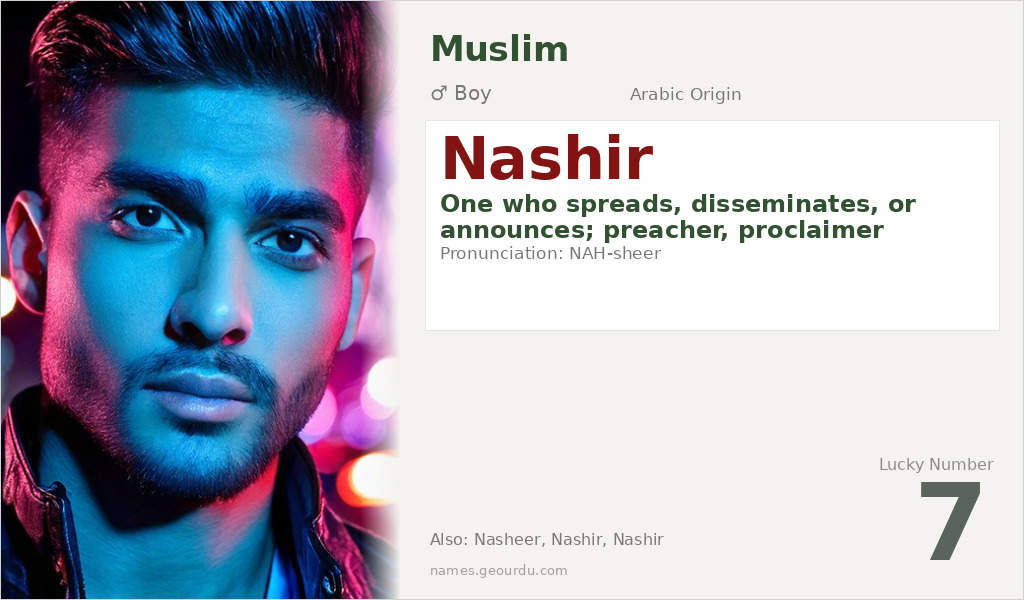 Nashir Name Meaning and Details