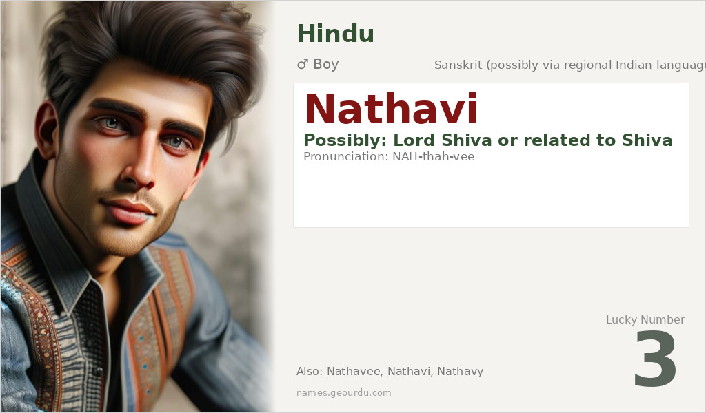 Nathavi Name Meaning and Details
