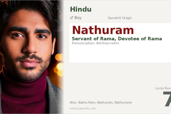 Nathuram Name Meaning — Hindu Boy Name Meaning ‘Servant of Rama’