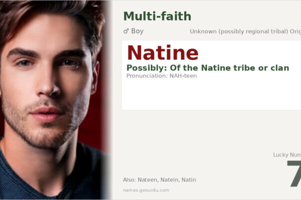 Natine Name Meaning — Origin, Gender & Details (2025)