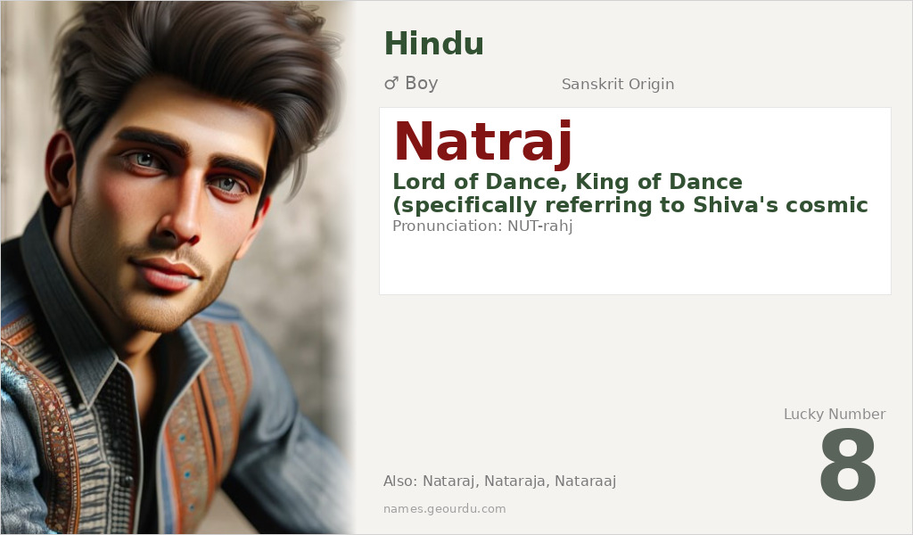 Natraj Name Meaning and Details