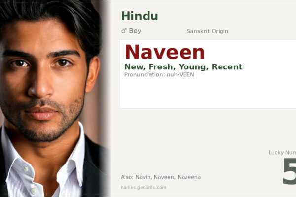 Naveen Name Meaning — Sanskrit Origin, Boy Name & Details (2025)