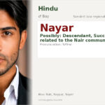 Nayar Name Meaning and Details