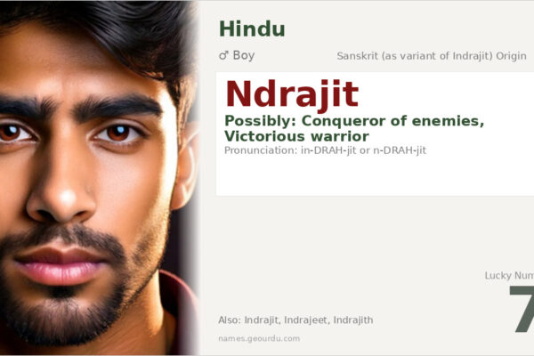 Ndrajit Name Meaning — Origin, Gender & Details (2025)