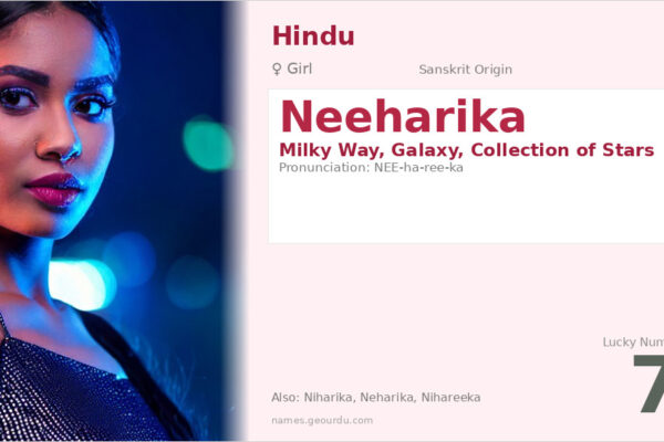 Neeharika Name Meaning — Sanskrit Origin, Girl Name & Details (2025)