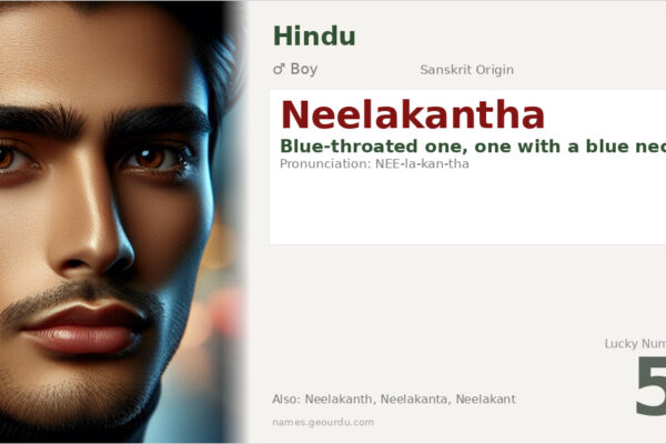 Neelakantha Meaning — Blue-Throated, Hindu Boy Name & Shiva Connection