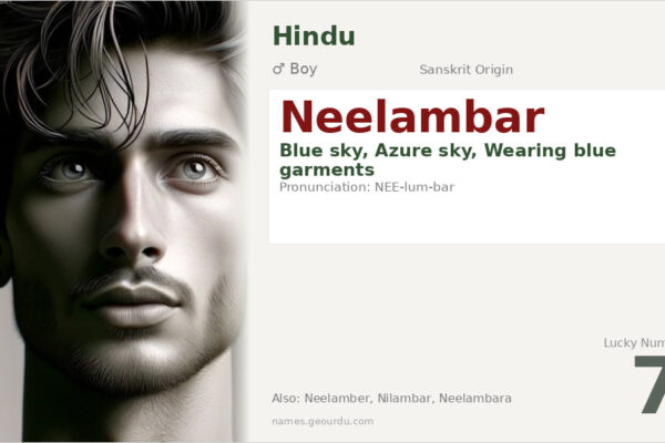 Neelambar Name Meaning — Sanskrit Origin, Boy Name & Details (2025)