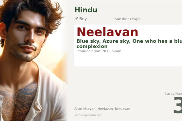 Neelavan Meaning — Sanskrit Origin, Boy Name & Details (2025)