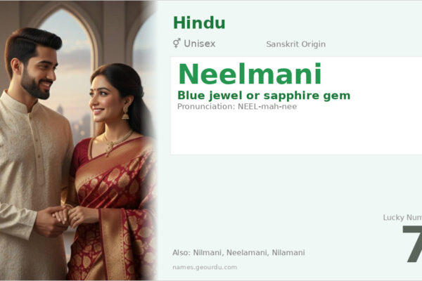 Neelmani Name Meaning — Sanskrit Origin, Gender & Details (2025)