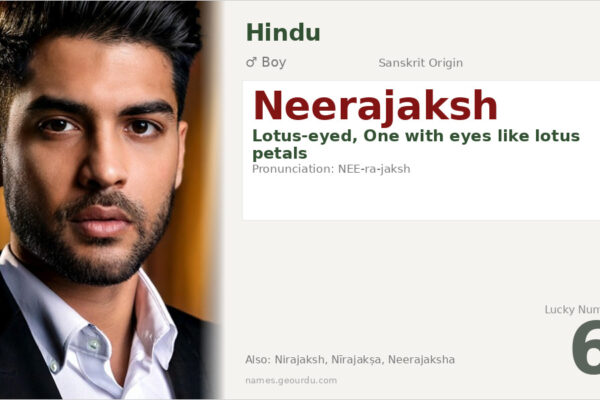 Neerajaksh Meaning — Sanskrit Origin, Boy Name & Details (2025)