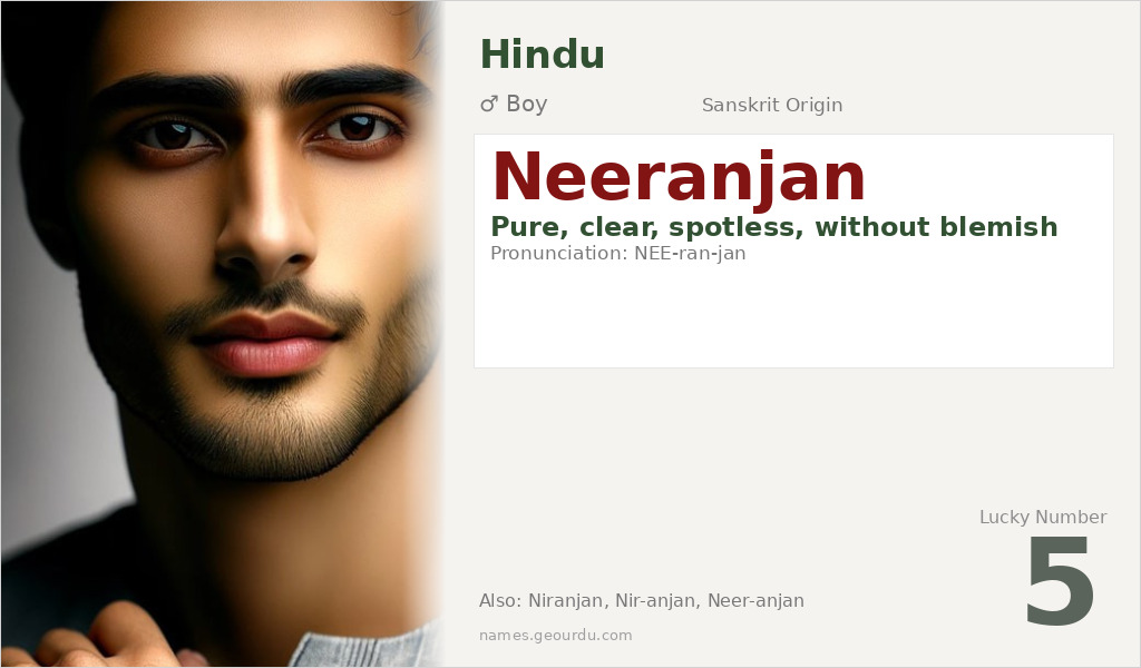 Neeranjan Name Meaning and Details