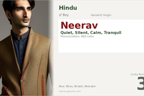 Neerav Name Meaning — Sanskrit Origin, Boy Name & Details (2025)