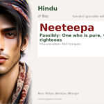 Neeteepa Name Meaning and Details