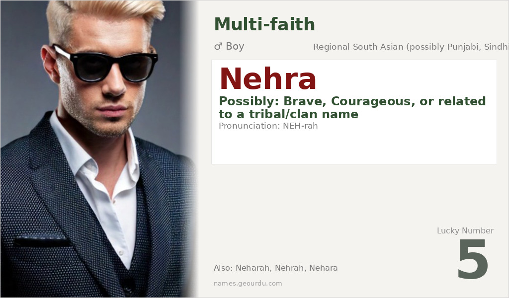 Nehra Name Meaning and Details