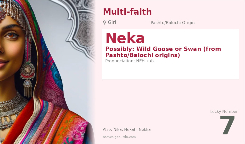 Neka Name Meaning and Details