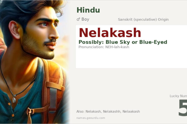 Nelakash Name Meaning — Origin, Gender & Details (2025)
