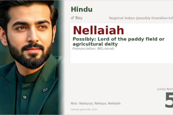 Nellaiah Name Meaning — Origin, Gender & Details (2025)
