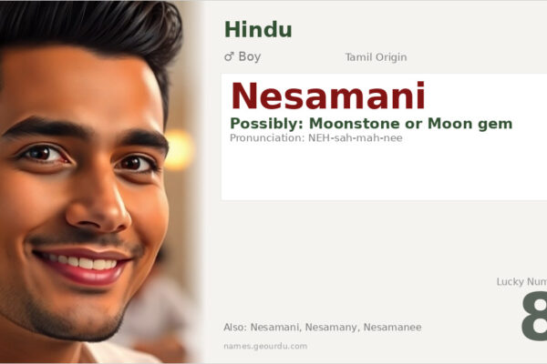Nesamani Name Meaning — Tamil Origin, Hindu Boy Name & Details (2025)