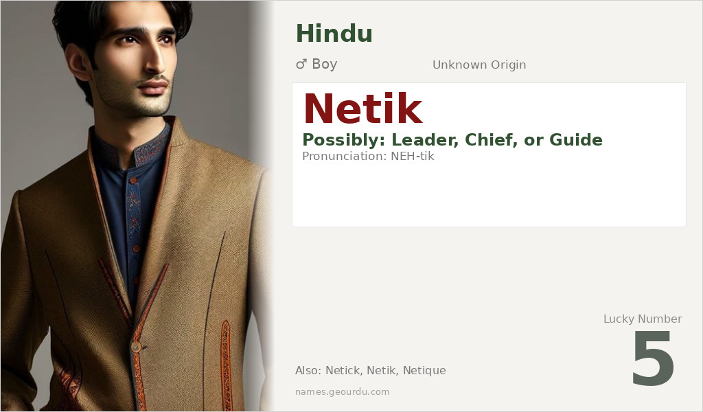 Netik Name Meaning and Details
