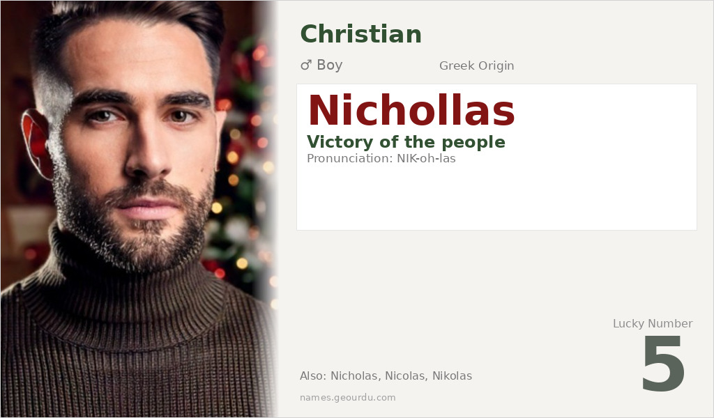 Nichollas Name Meaning and Details